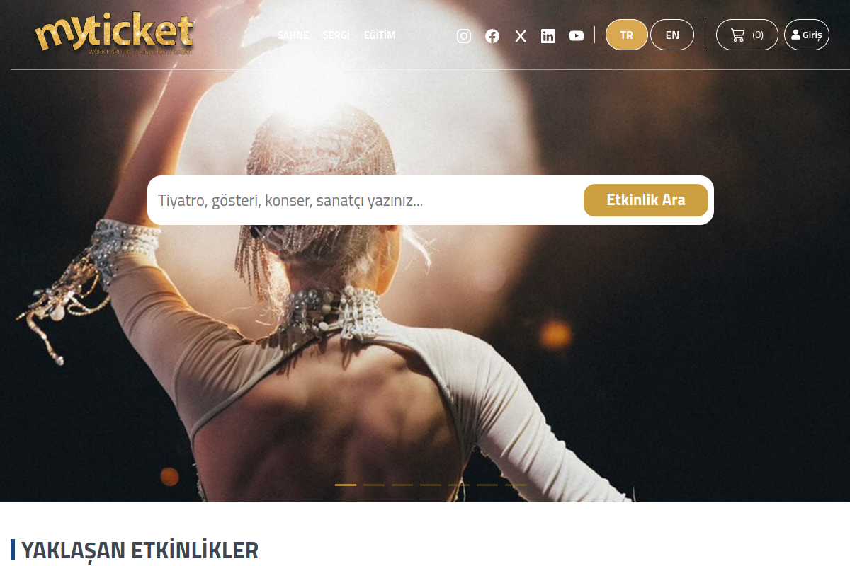 MyTicket ekran goruntusu